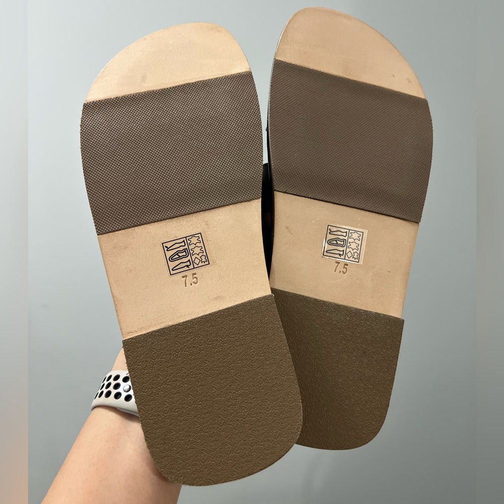 🌻🆕FREE PEOPLE SLOAN BUCKLE SANDALS-BLACK-SIZE 7.5 & 9 - Picture 15 of 16